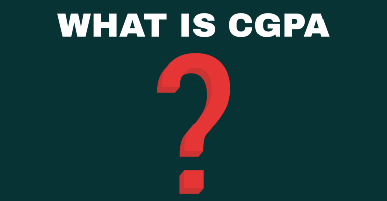 what is CGPA with red question mark