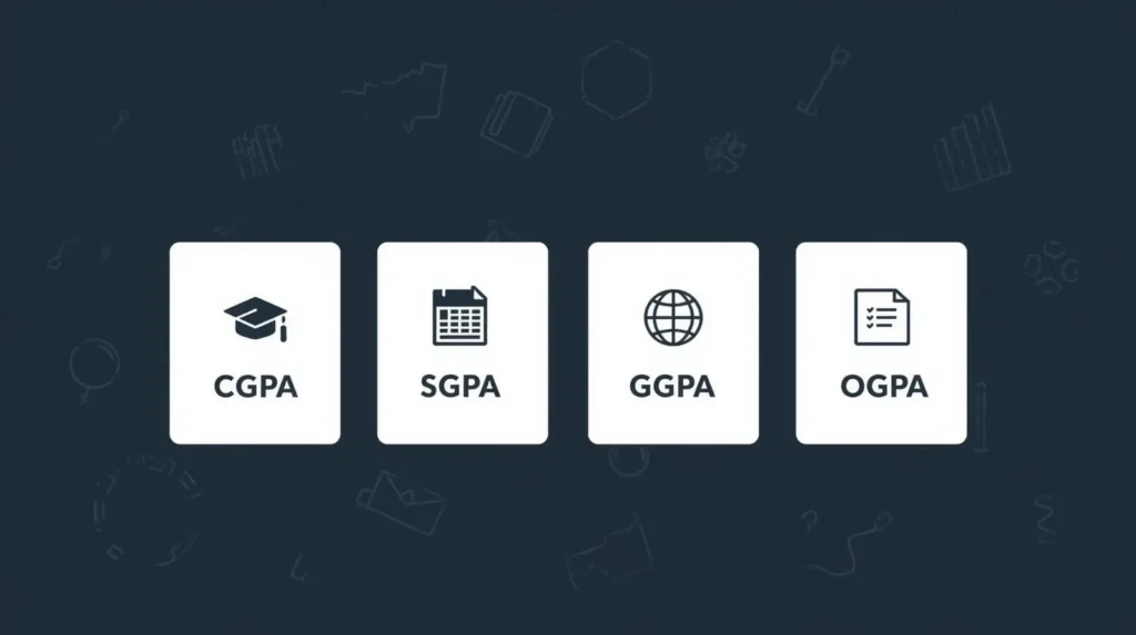 CGPA vs. SGPA vs. GPA vs. OGPA 1 GPA VS SGPA VS CGPA VS OGPA